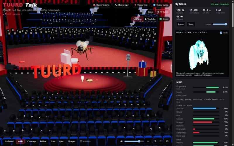 Wide shot of the TUURD Talk theatre and audience